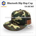 OEM Bluetooth Hip-Hop caps with headset Bluetooth beanie hats&caps